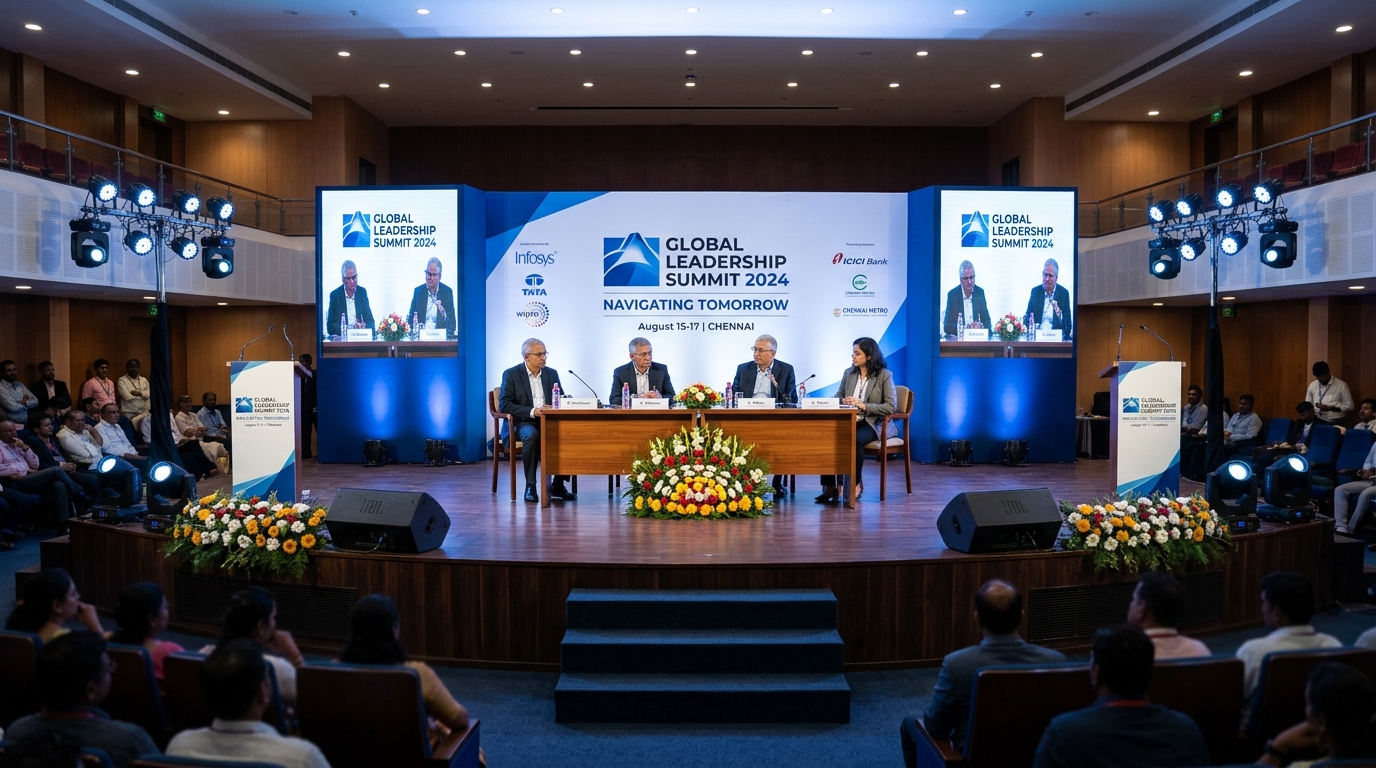 Mangalam Hall — Corporate & Seminar Setup