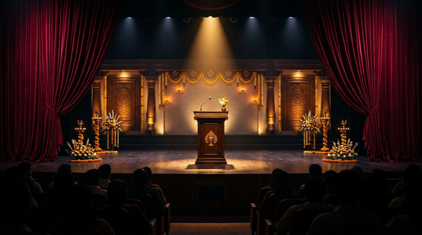 Mangalam Hall — Professional Stage & Lighting