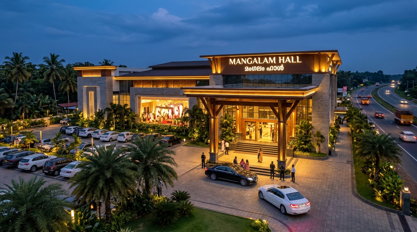 Mangalam Hall exterior — Nandikkara, Thrissur